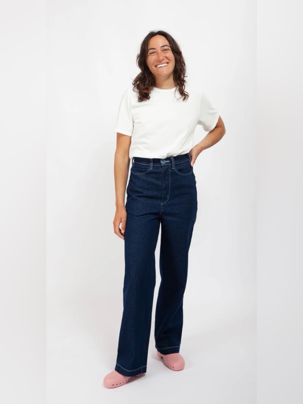 Gravel & Gold Placer Pants Shasta High Rise Cone Denim Jeans Size 32